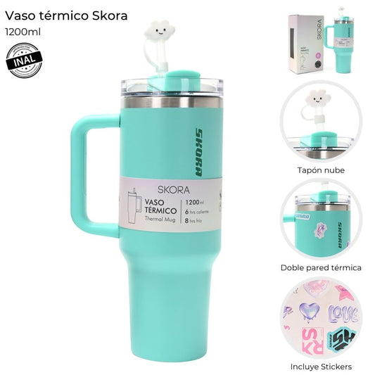Vaso con manija Glacier 1200ml