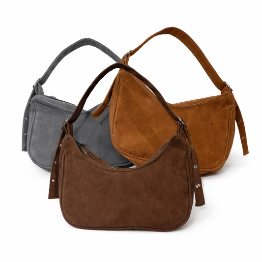 Mini Bag Hombro Gamuza pack x2
