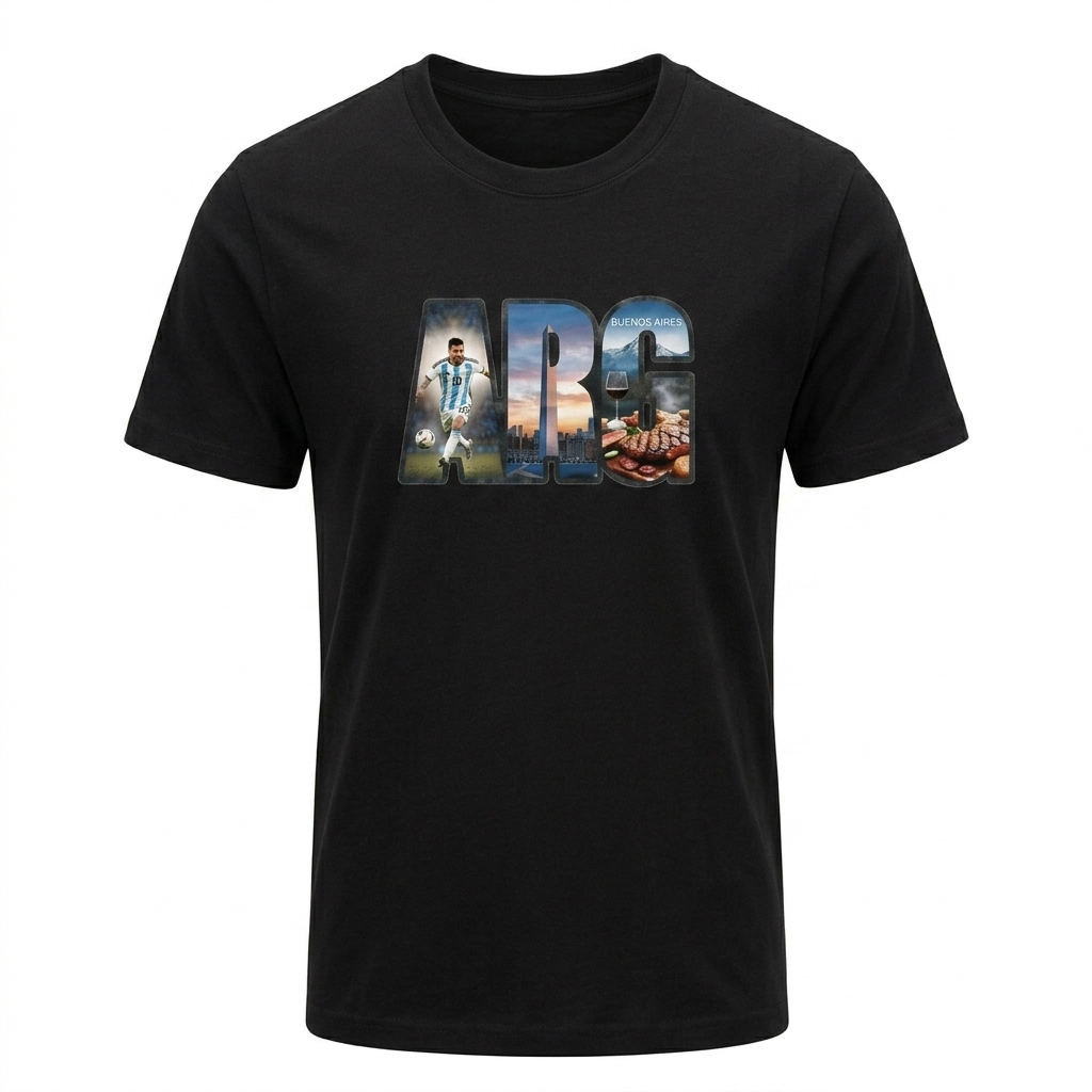 Remera Baires Sky (una curva)