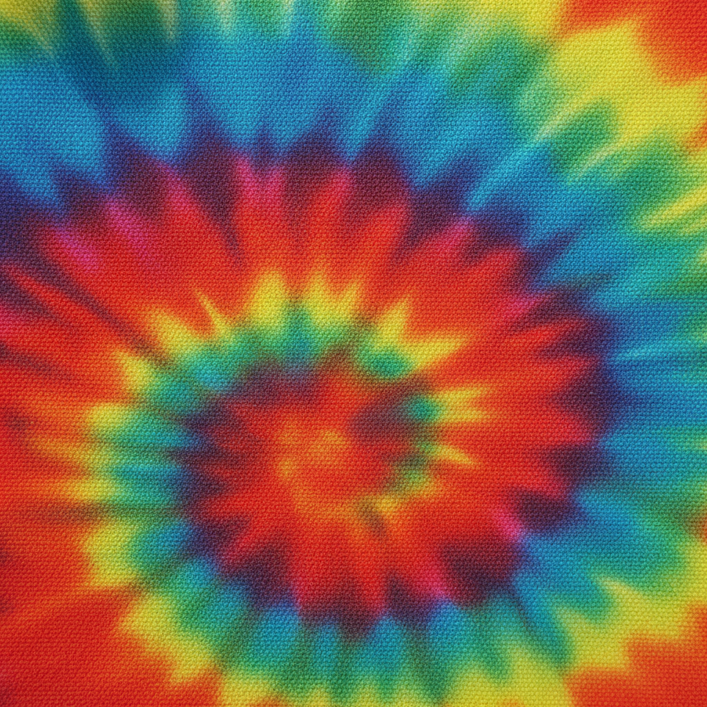 Bolso Playero Tie-Dye Espiral (Set con Porta Cosméticos)