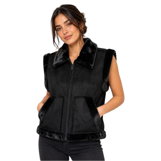 Chaleco Gamuzado Aspen Noir