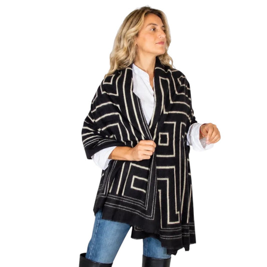Mantón estampado