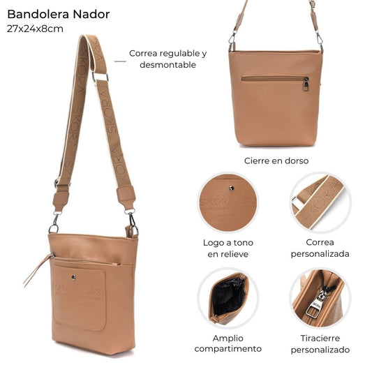 Bandolera City Brown
