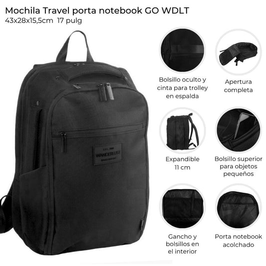 Mochila Travel porta notebook