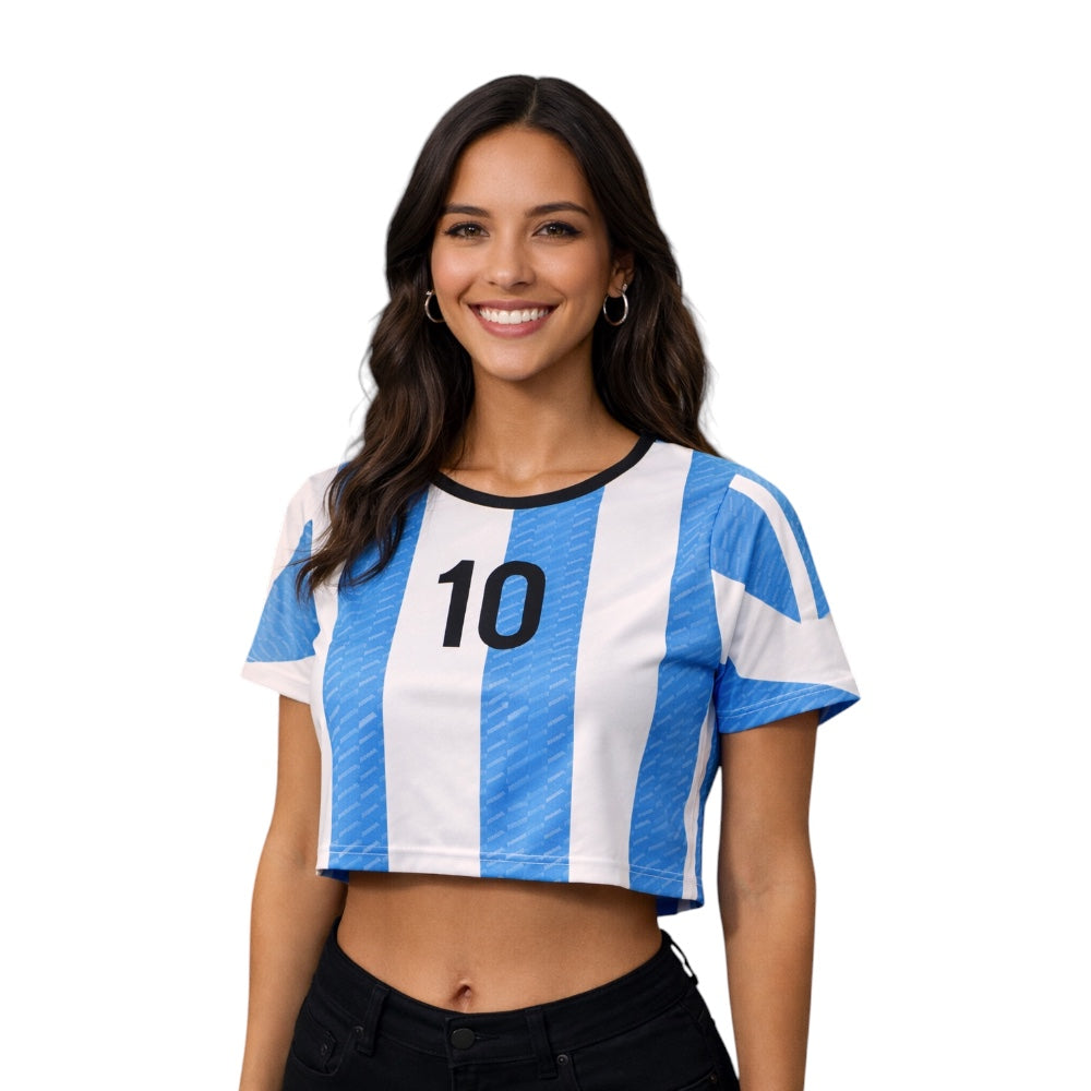 Remera Argentina 10 Mujer pack x2