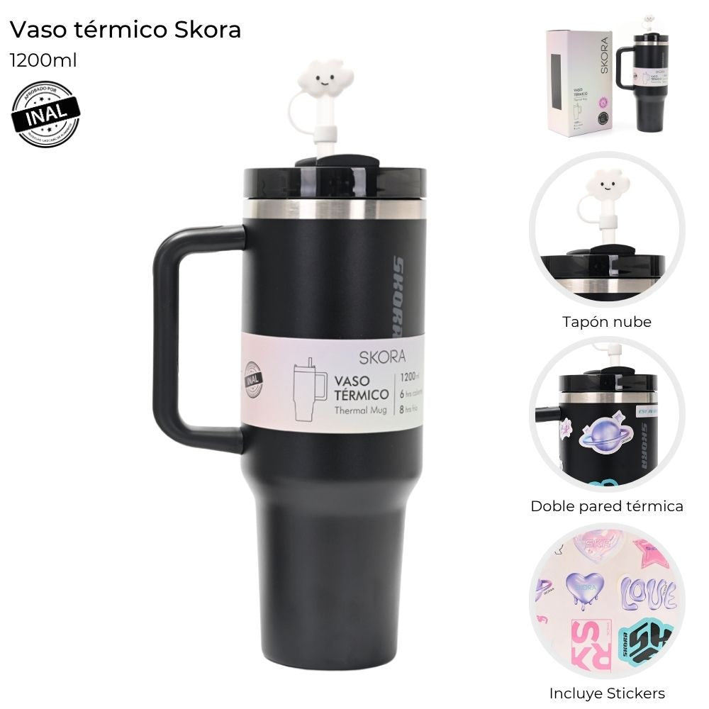 Vaso con manija Slate 1200ml