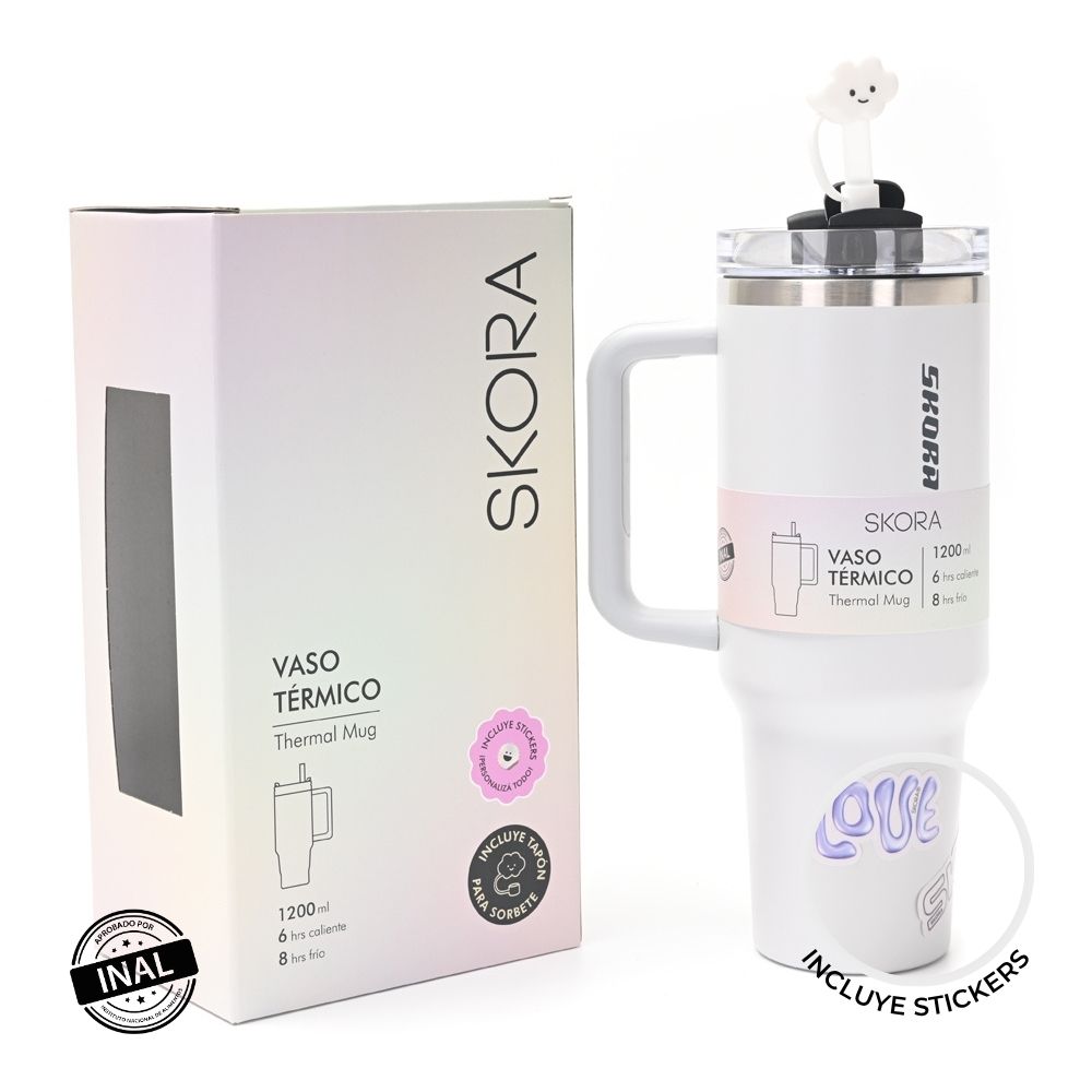 Vaso con manija Olive 1200ml