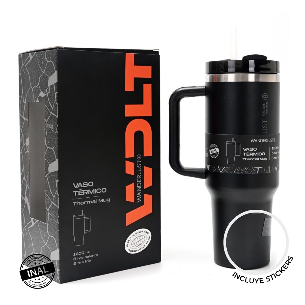 Vaso con manija Coral 1200ml