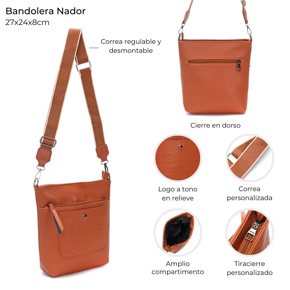 Bandolera City Brown