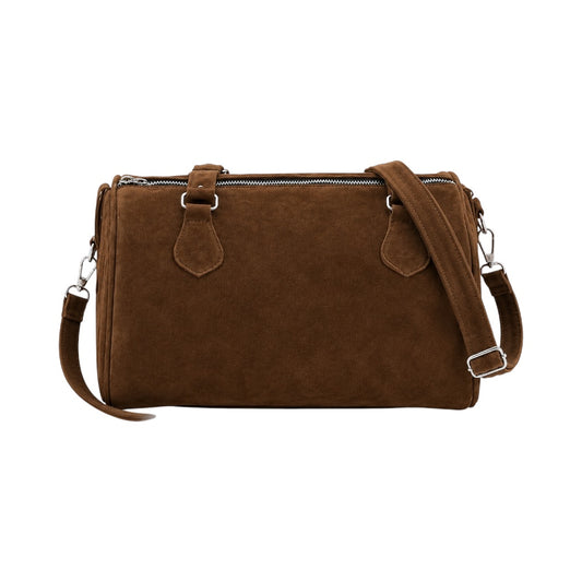 Bolso de Gamuza Rectangular con Correa Regulable