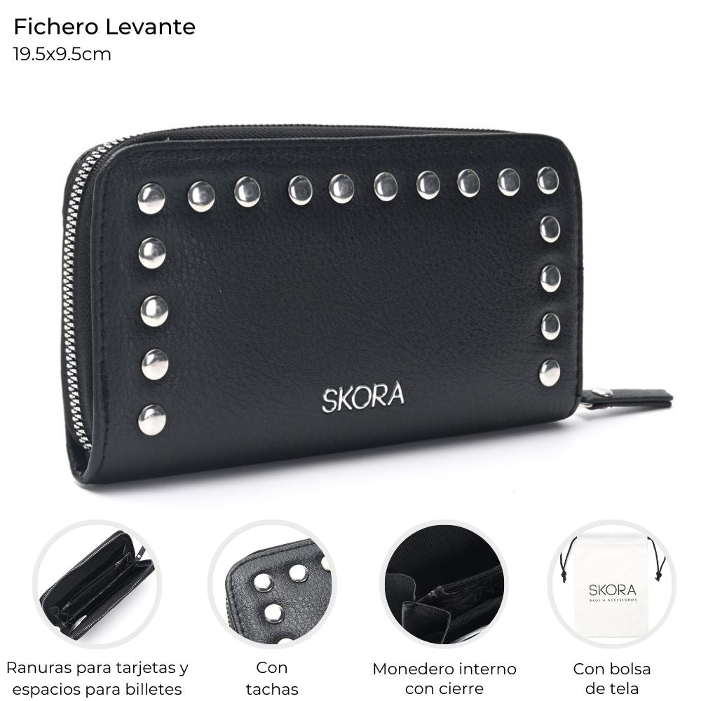 Pack x2 billeteras con tachas