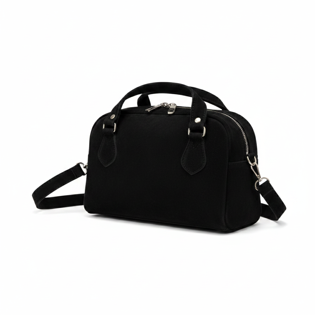 Bolso de Gamuza con Correa Regulable