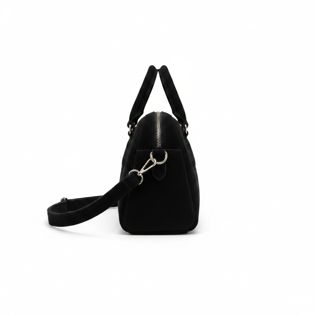 Bolso de Gamuza con Correa Regulable