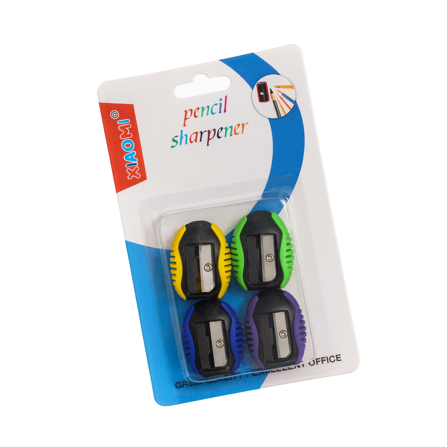 Sacapuntas de goma x 4