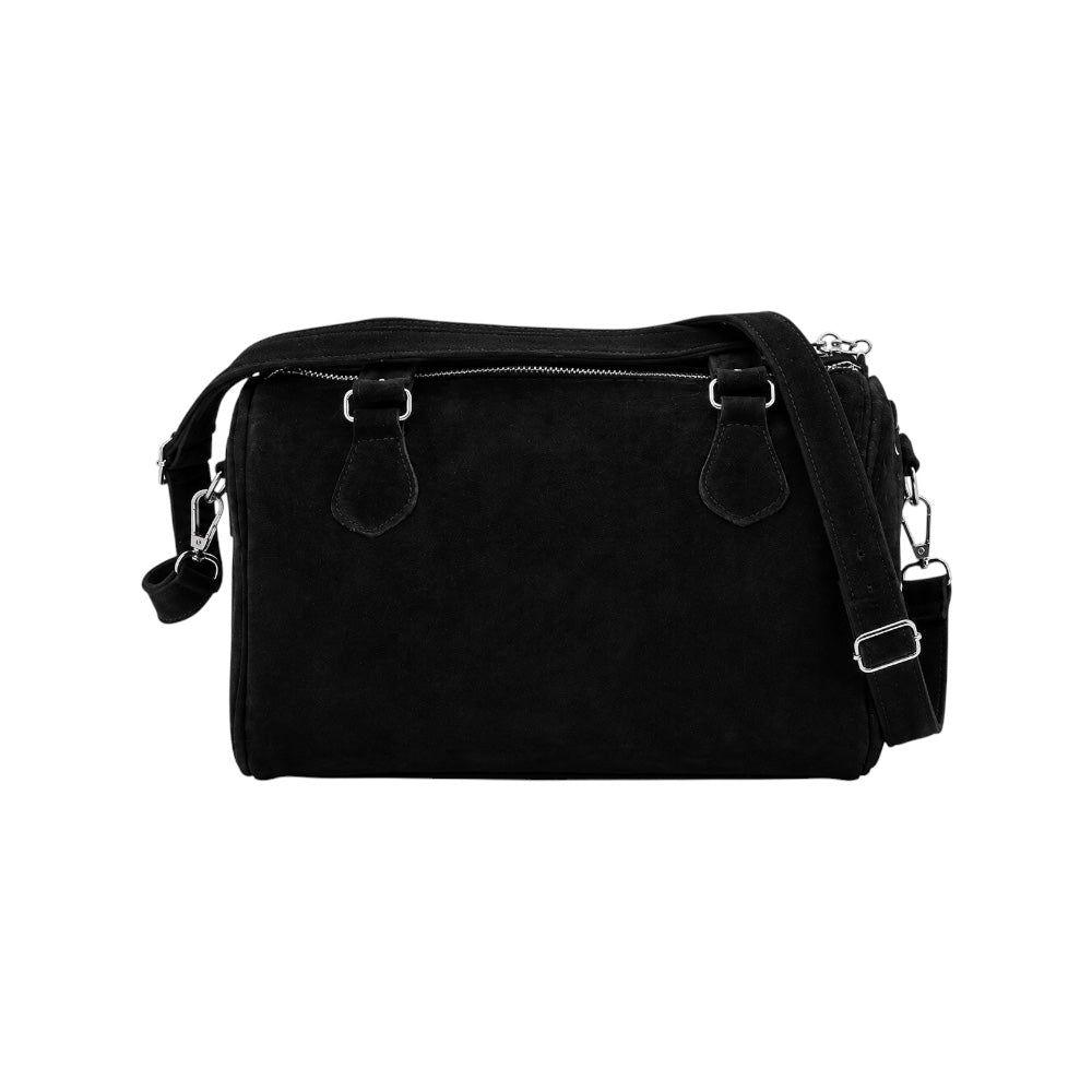 Bolso de Gamuza Rectangular con Correa Regulable