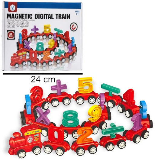 Tren Didáctico Magnético de Números y Operaciones "Magnetic Digital Train"