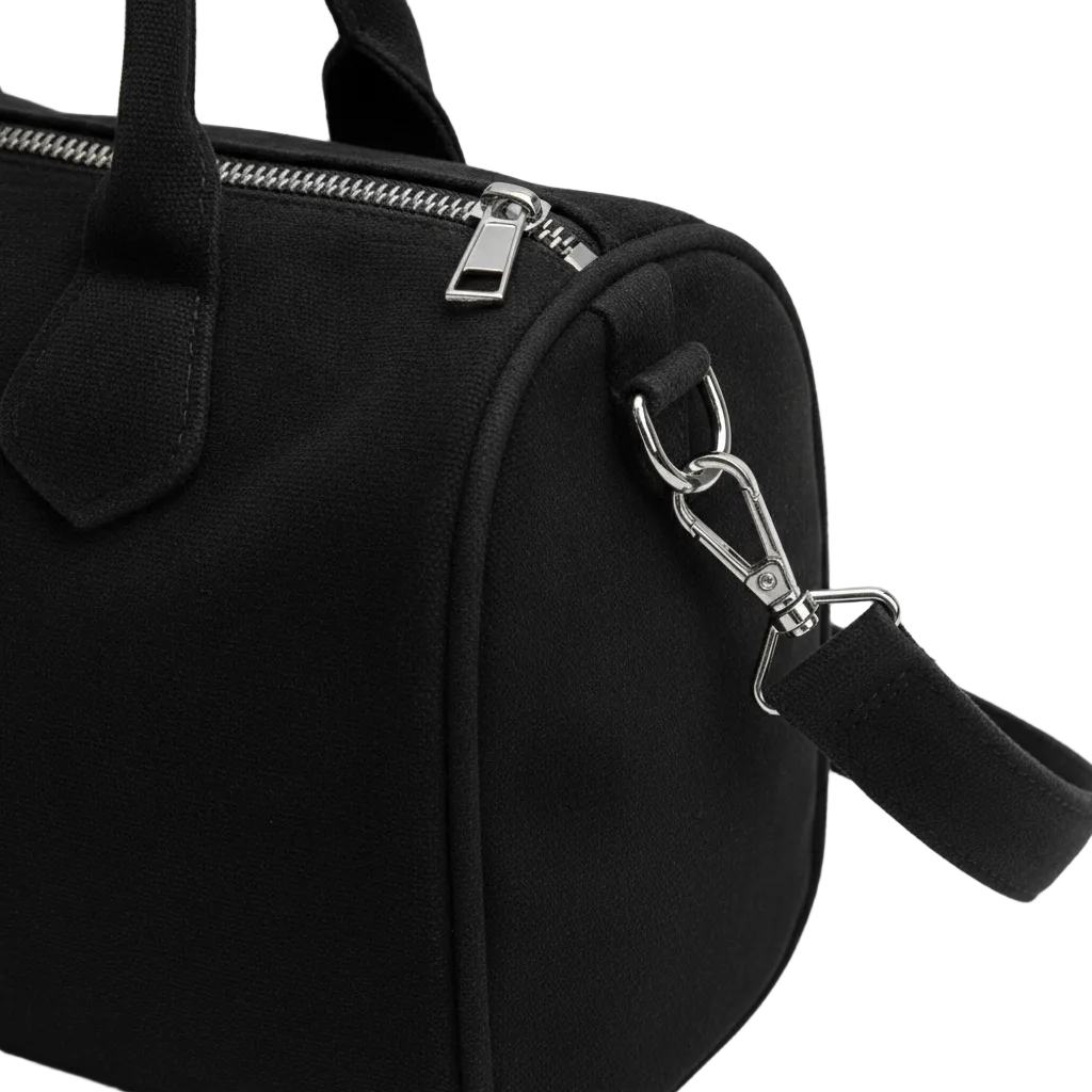 Cartera Baúl de Gamuza con Correa