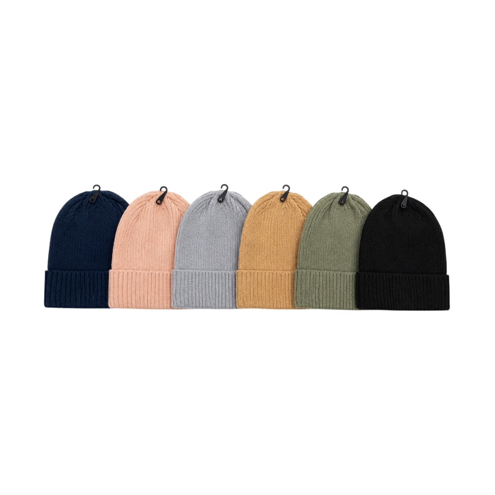 Pack x2 Gorros con Interior de Piel Invierno Unisex