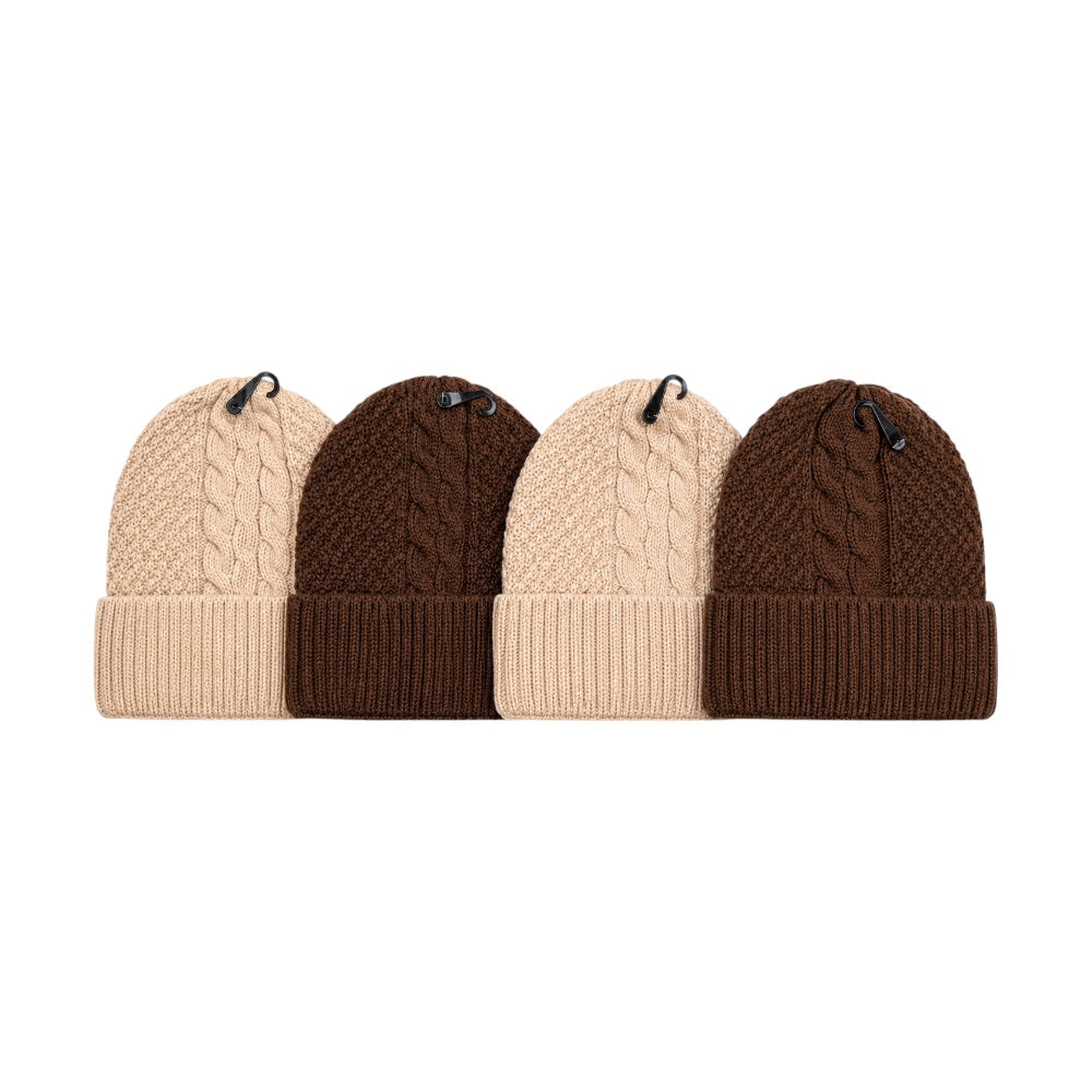 Pack x2 Gorros Tejidos Abrigados Invierno Unisex