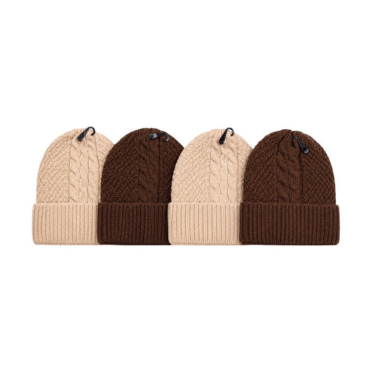 Pack x2 Gorros Tejidos Abrigados Invierno Unisex