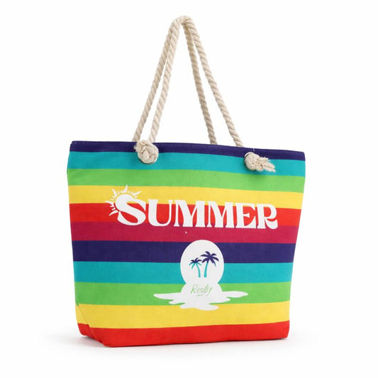 Bolso Playero Rayado Summer