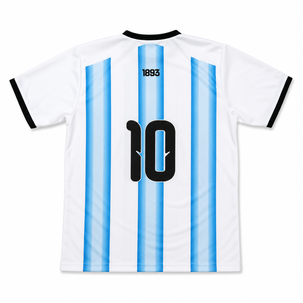 Camiseta Argentina N°10 (dos curvas niños)
