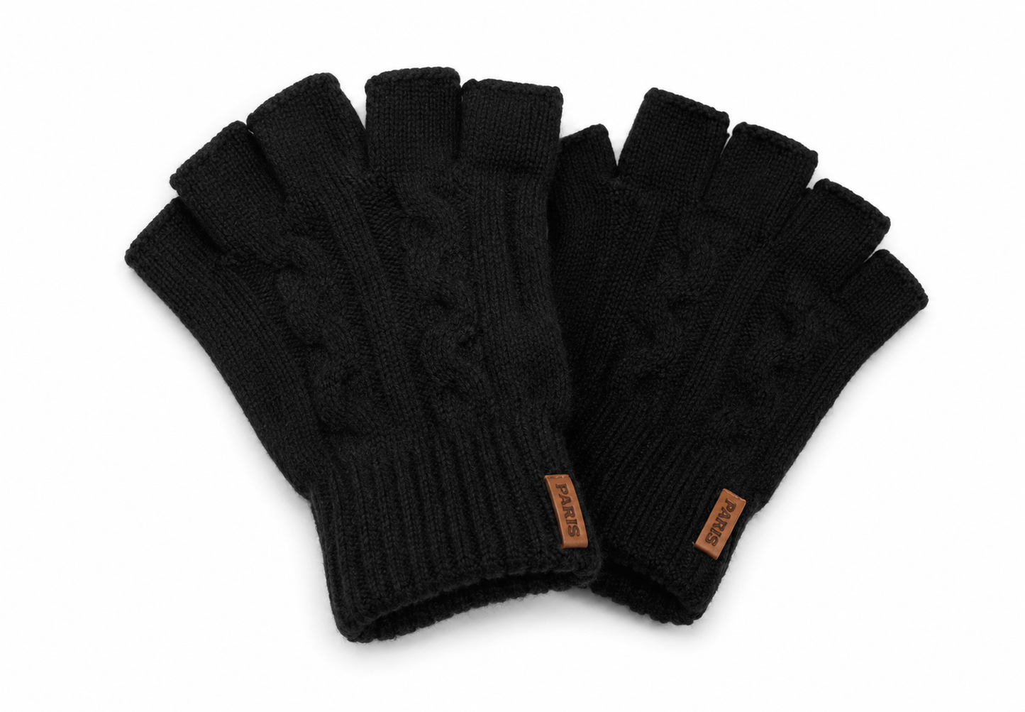 Pack x2 Guantes Sin Dedos Tejidos