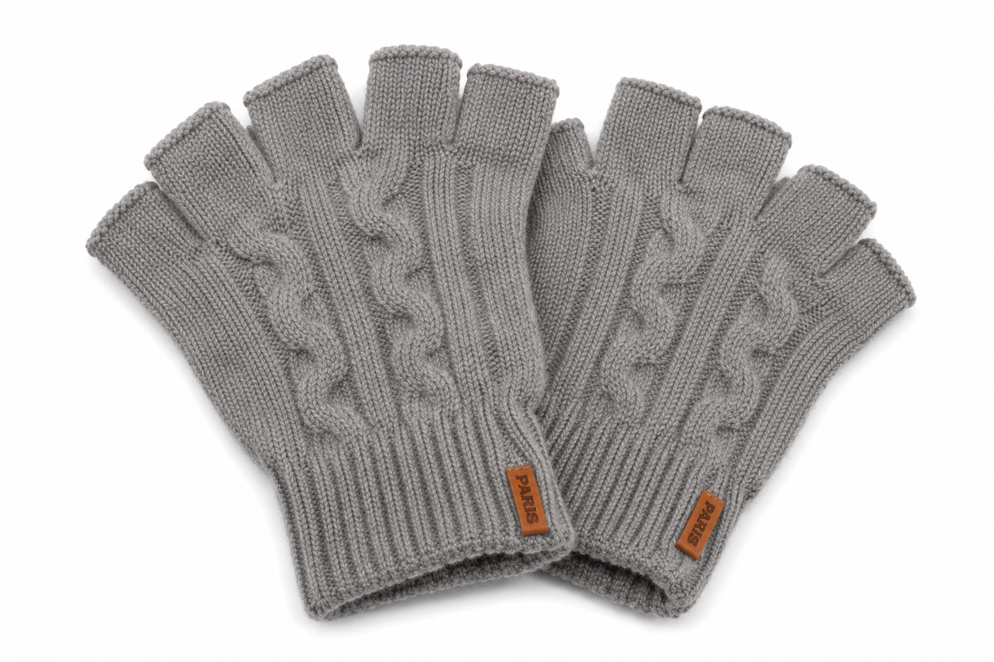 Pack x2 Guantes Sin Dedos Tejidos