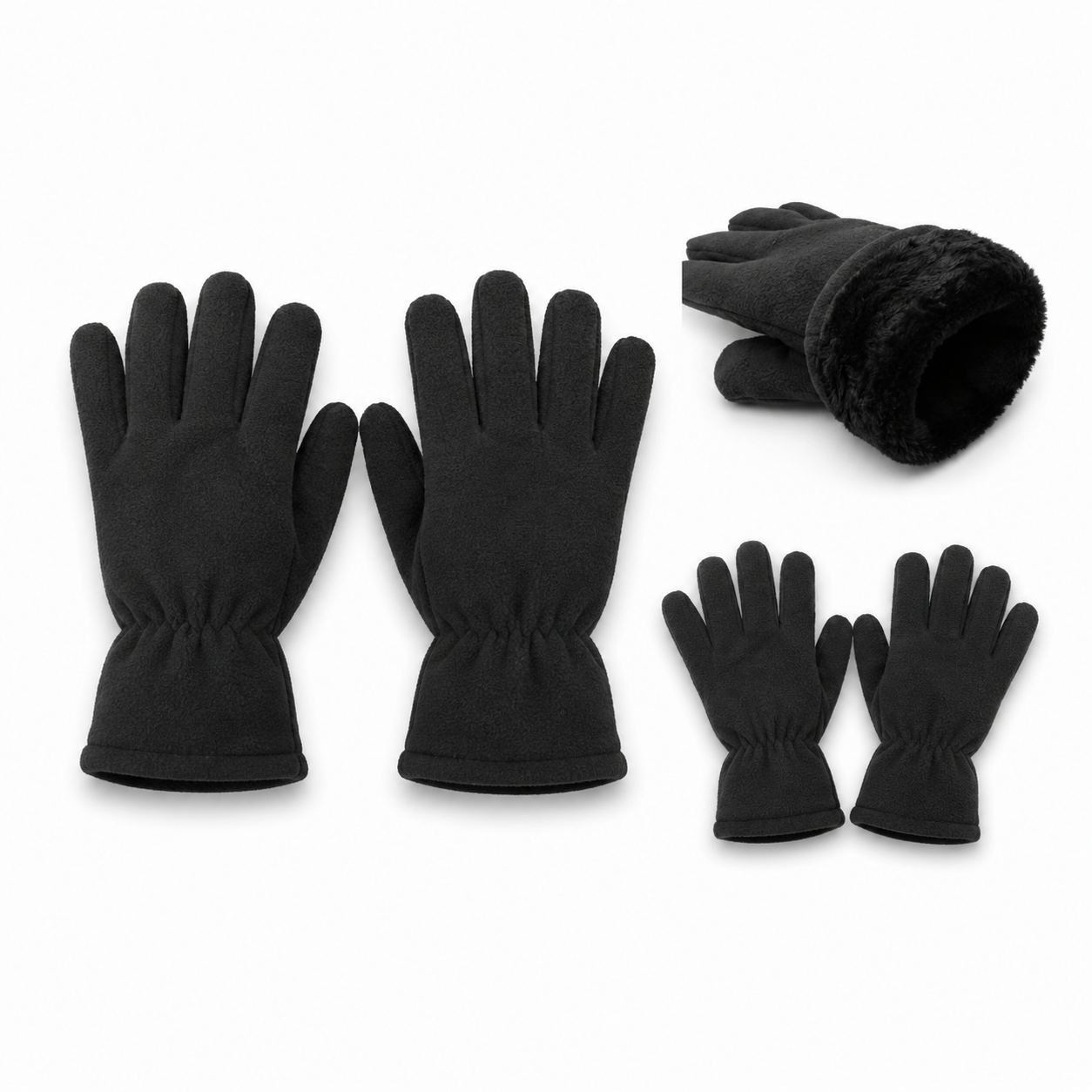 Pack x2 Guantes Polar Térmicos