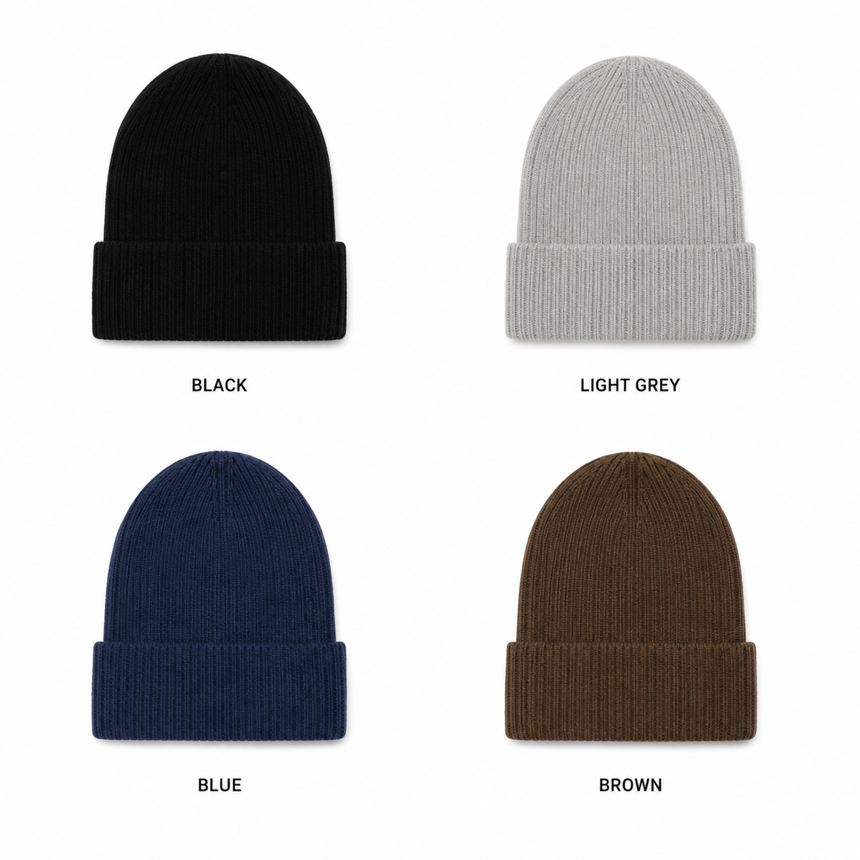 Pack x2 Gorros Tejidos Unisex