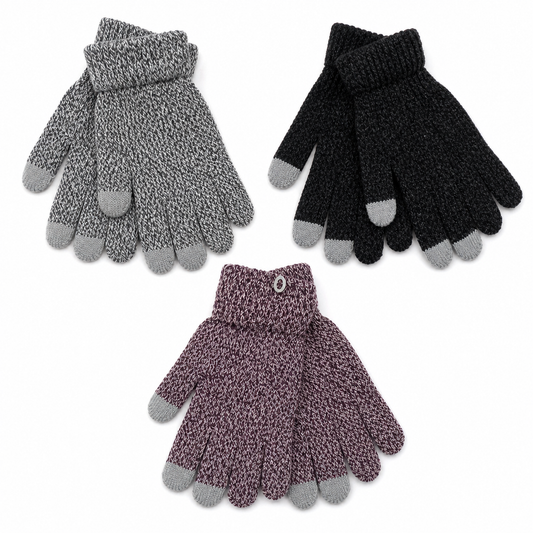 Pack x3 Guantes Jaspeados Touch