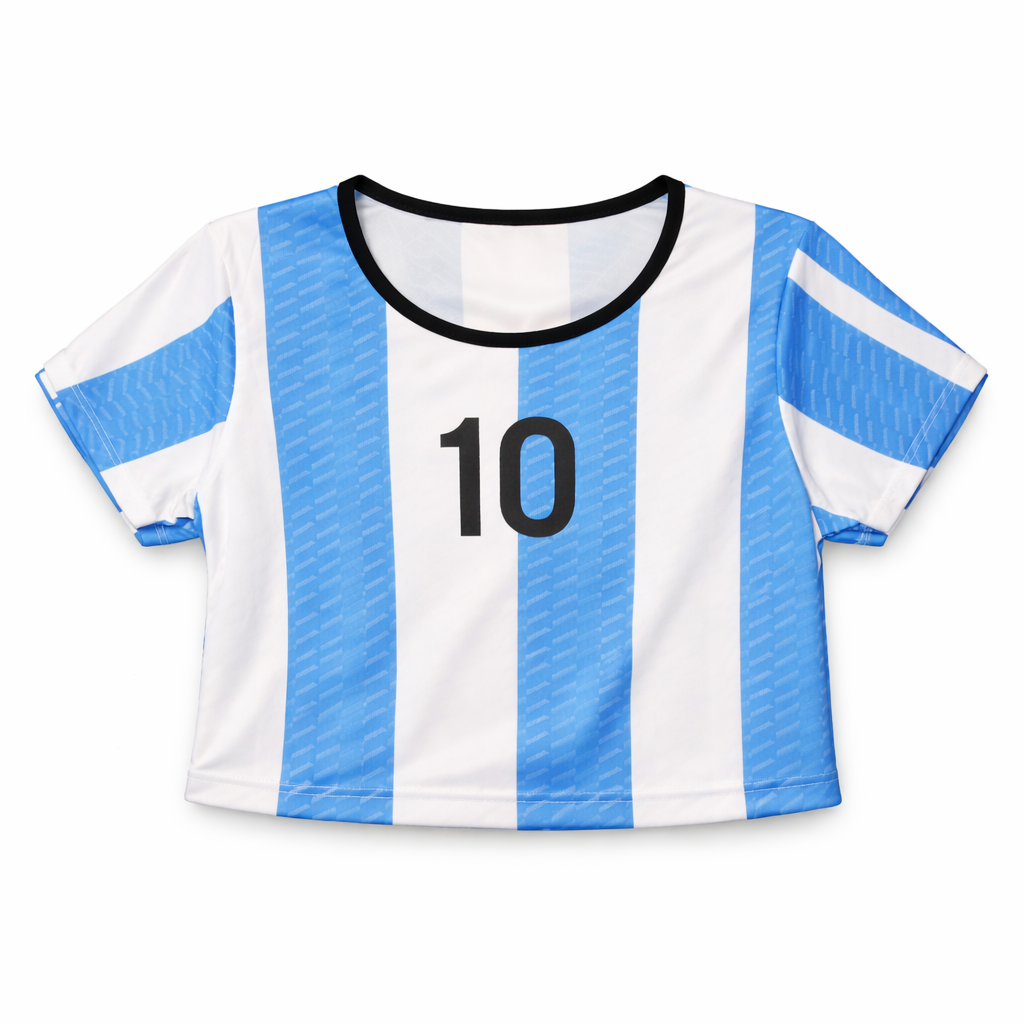 Remera Argentina 10 Mujer pack x2