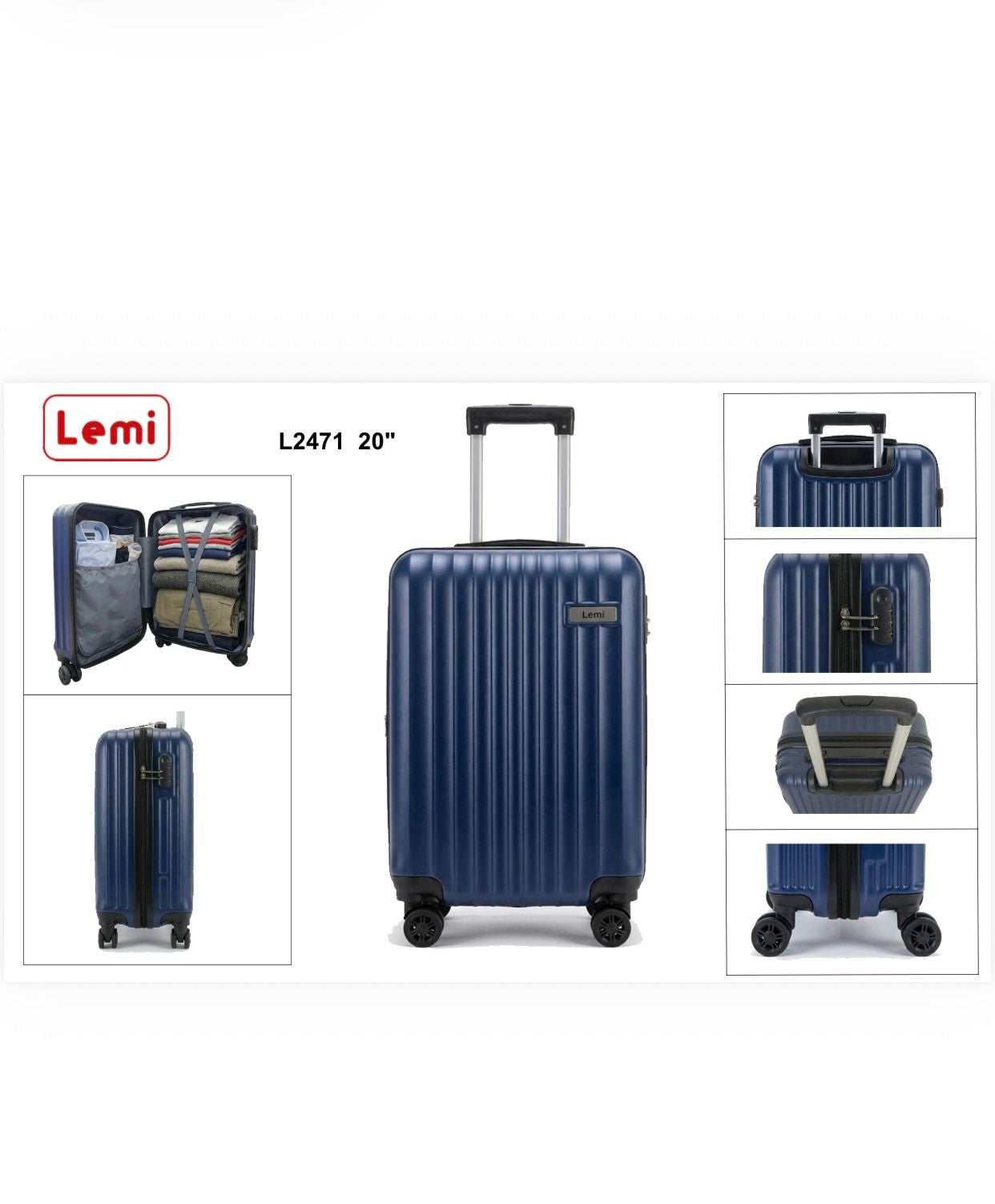 Valija Cabina 20” Lemi