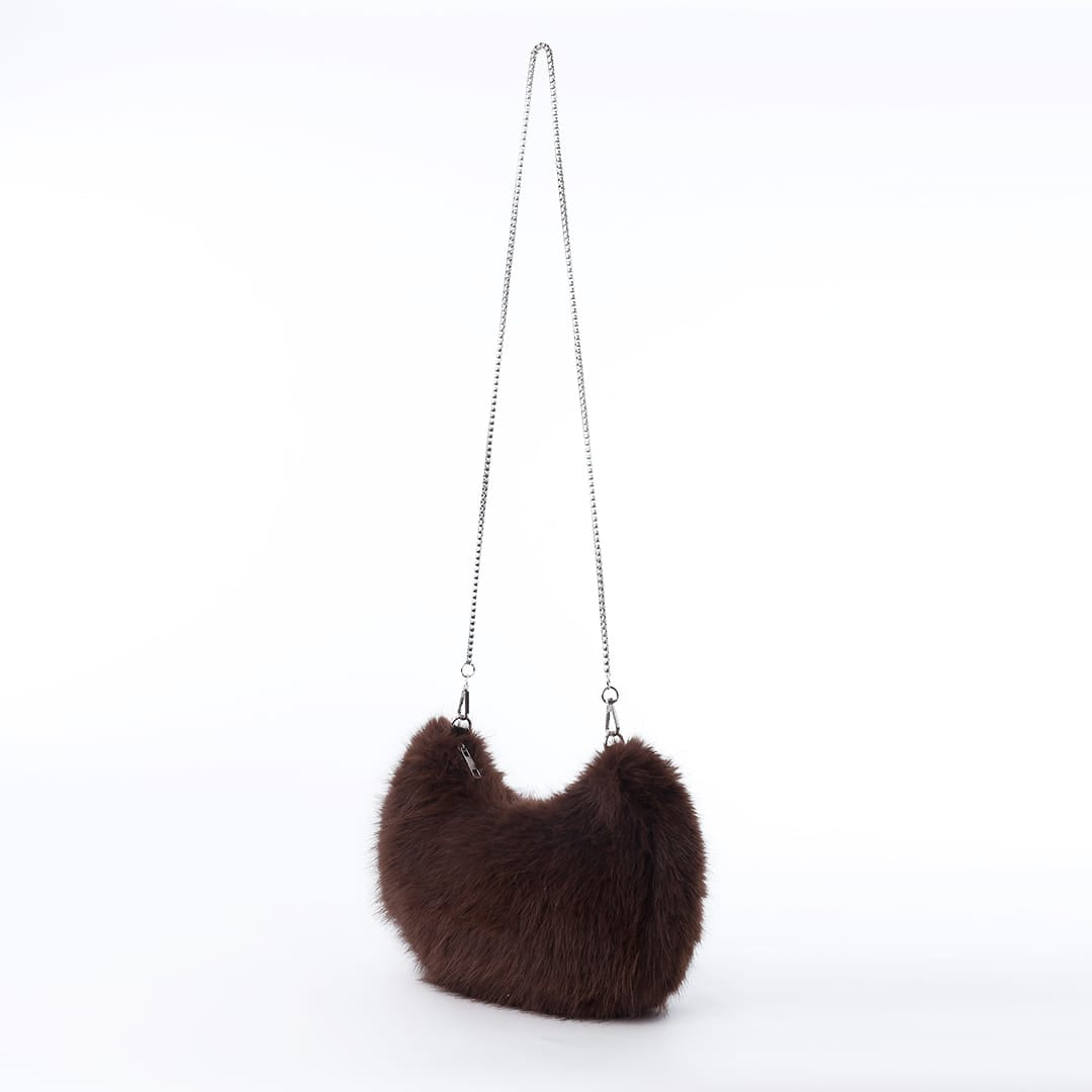 Mini Bag Peluche con Cadena