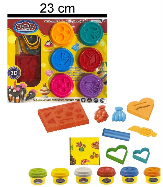 Set de Masitas Modeladoras con Accesorios "Colored Dough"