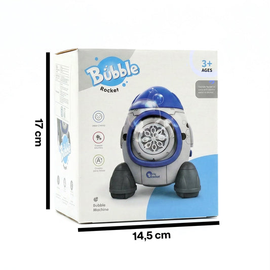 Máquina de Burbujas en Forma de Cohete "Bubble Rocket"
