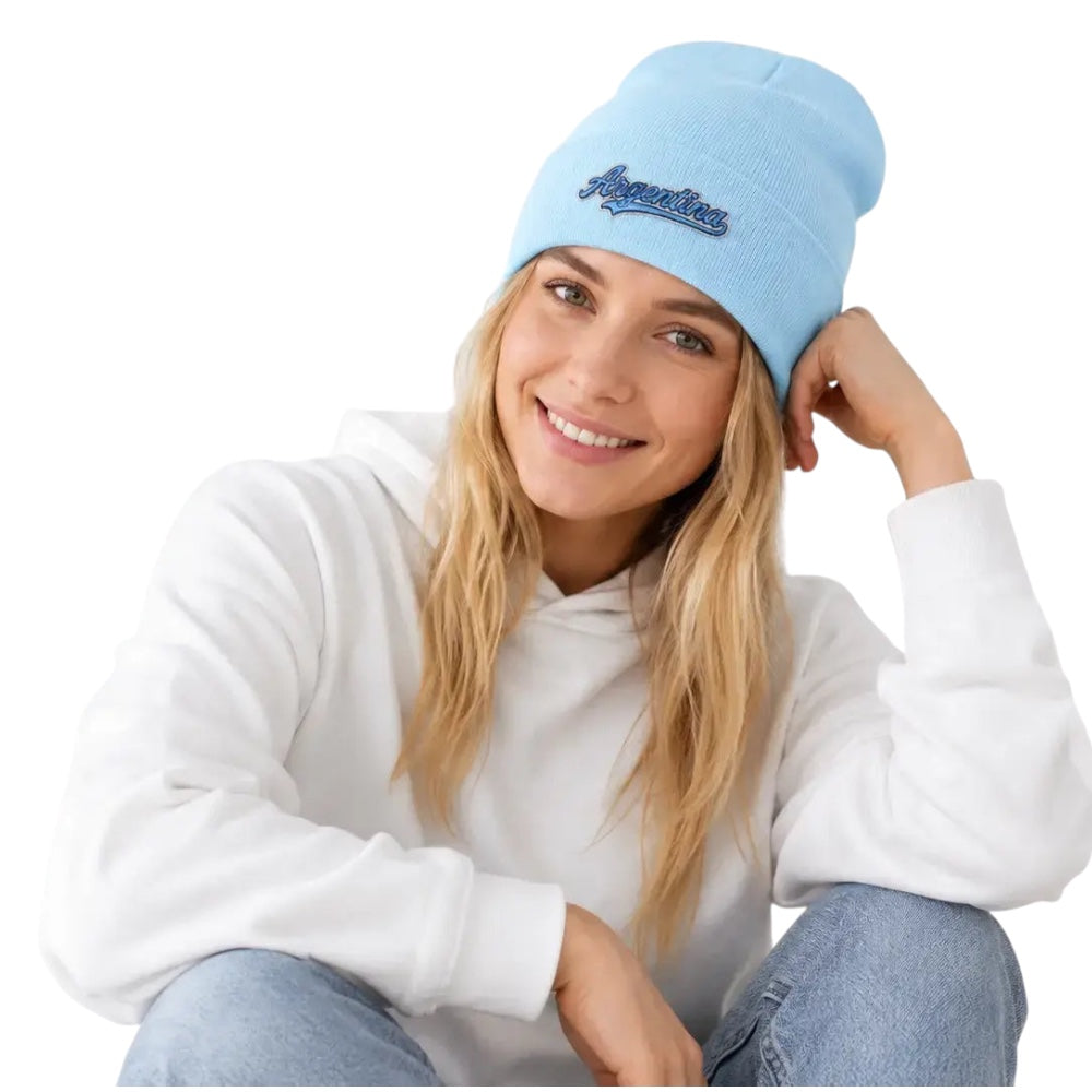 Gorro Beanie Albiceleste "Alma Argentina"