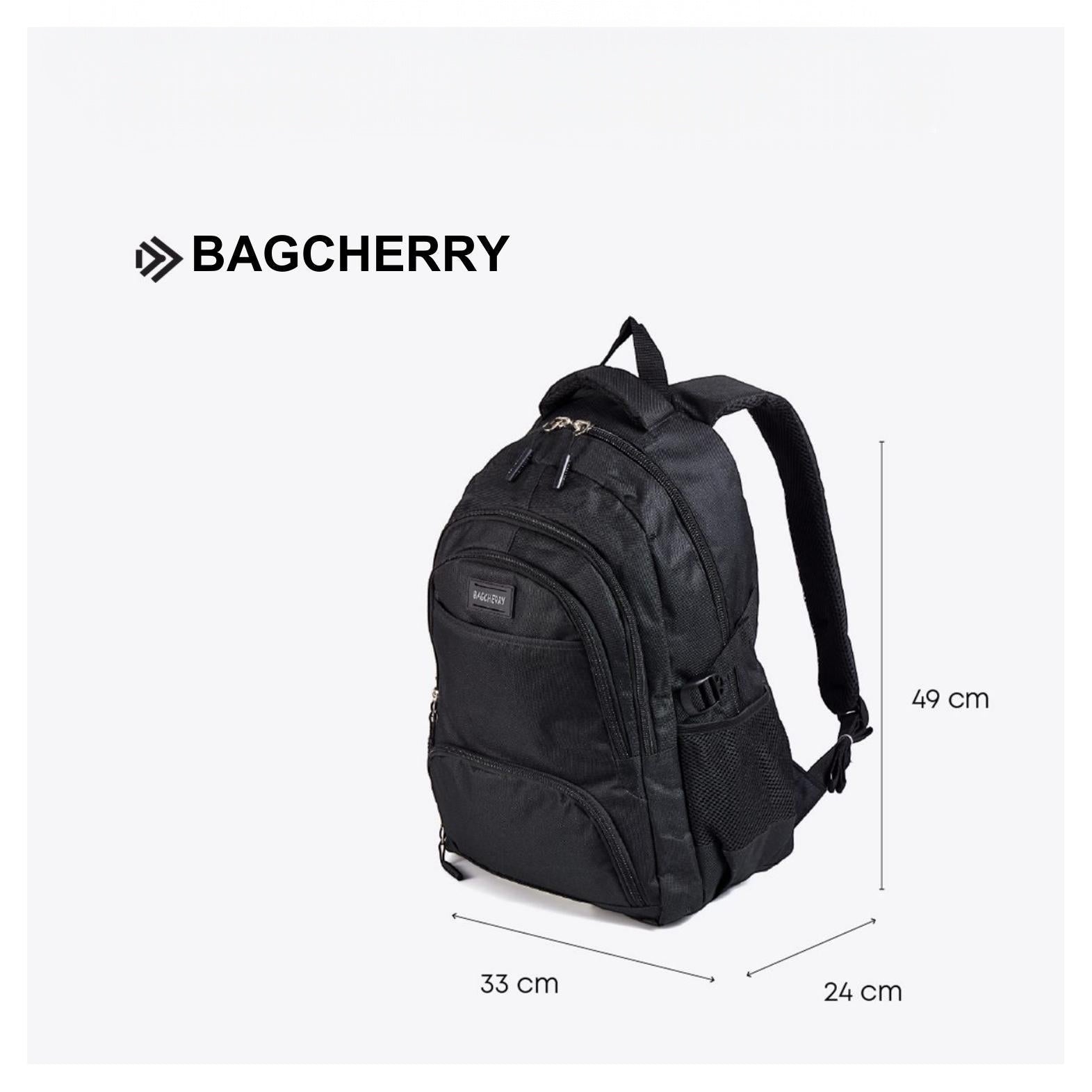 Mumma Accesorios de Moda Grafito black urban backpack with laptop compartment, side bottle pocket, and padded straps.
